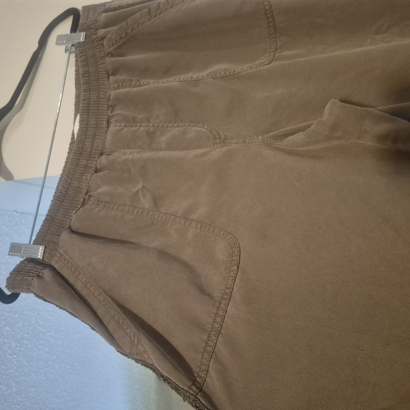 Coldwater Creek Brown Tan Joggers Lyocell 16 Xl Pull On - Picture 6 of 9